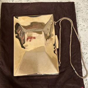 Kate Spade Gold Clutch
